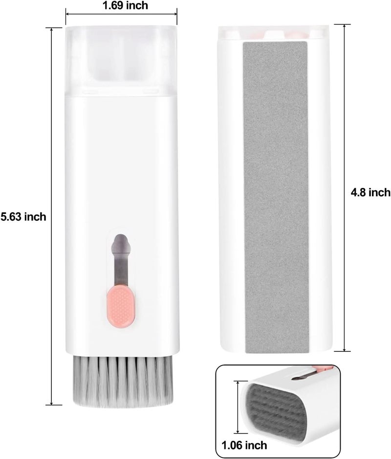 IFTHFOUR 7-in-1 Electronic Cleaner Kit,Keyboard Cleaner,Laptop Cleaner Kit for Monitor, Cell Phone, Headset, Lego, Laptop Camera Lens (Pink) - Image 5